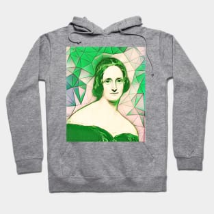 Mary Shelley Green Portrait | Mary Shelly Artwork 8 Hoodie